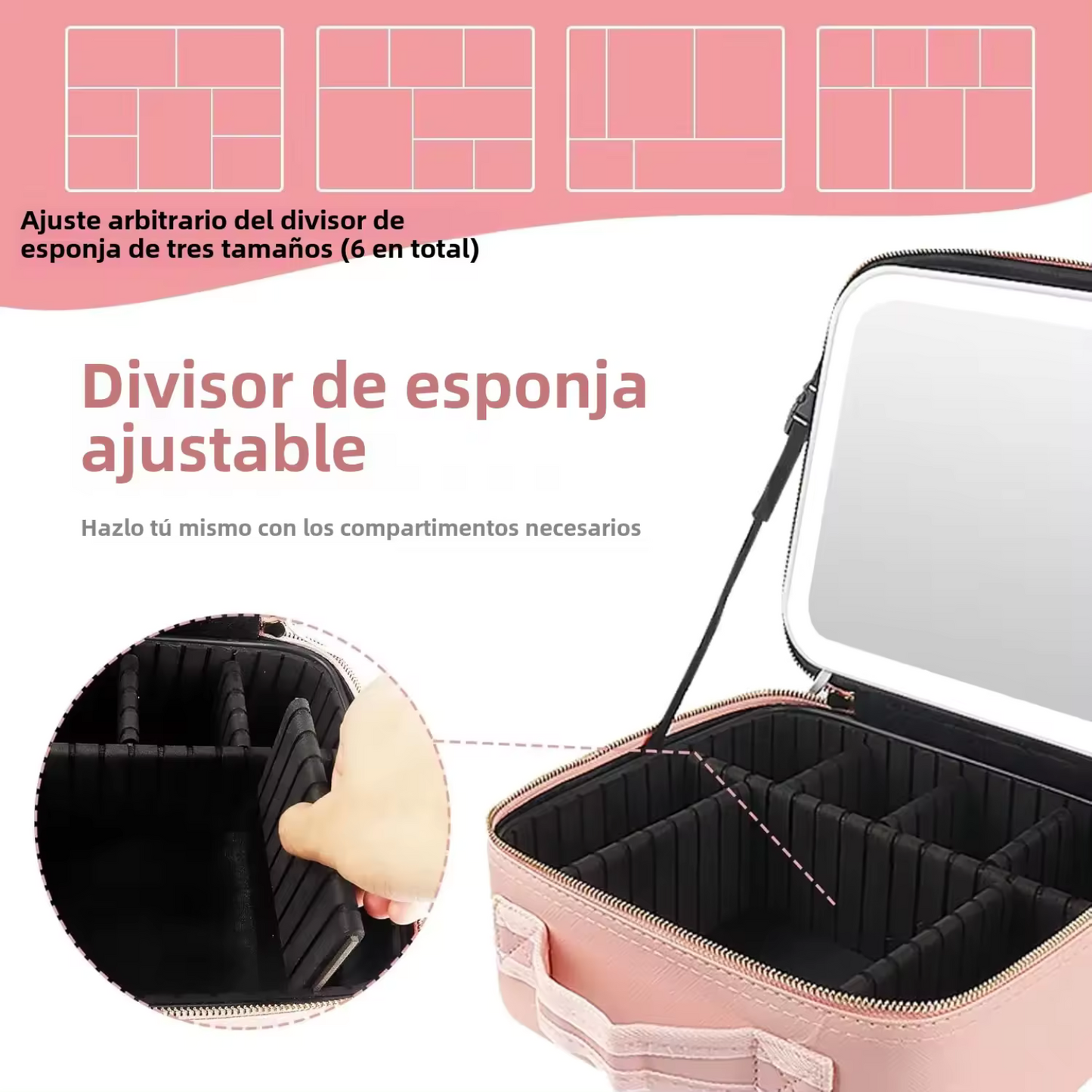 Organizador de Maquillaje de Lujo💎 + OBSEQUIO🎁